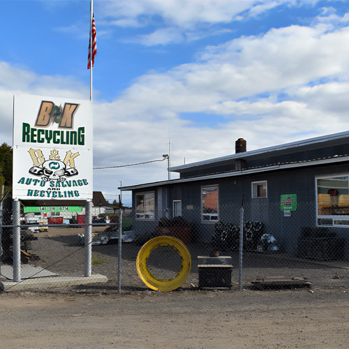 A look at the front of our building in Baker City, OR